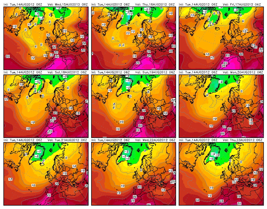 Pannello temperature