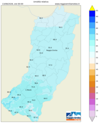 Mappa interpolata rel_hum