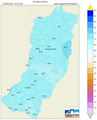 Mappa interpolata rel_hum