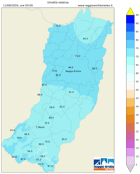 Mappa interpolata rel_hum