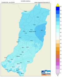 Mappa interpolata rel_hum