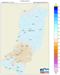 Mappa interpolata rel_hum
