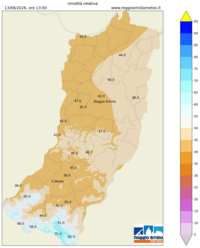 Mappa interpolata rel_hum
