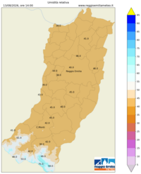 Mappa interpolata rel_hum