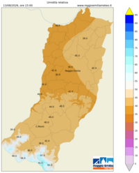 Mappa interpolata rel_hum