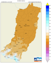 Mappa interpolata rel_hum