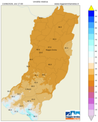 Mappa interpolata rel_hum