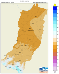 Mappa interpolata rel_hum
