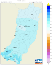 Mappa interpolata rel_hum