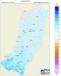 Mappa interpolata rel_hum
