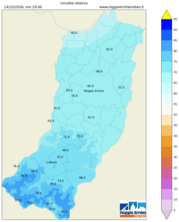 Mappa interpolata rel_hum