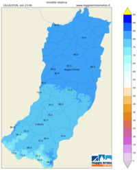 Mappa interpolata rel_hum