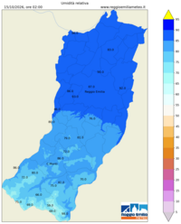 Mappa interpolata rel_hum