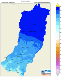 Mappa interpolata rel_hum