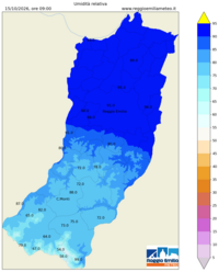 Mappa interpolata rel_hum