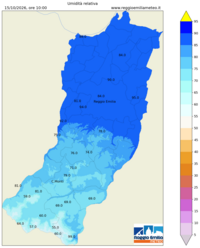 Mappa interpolata rel_hum