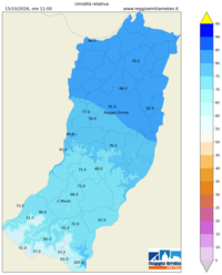 Mappa interpolata rel_hum