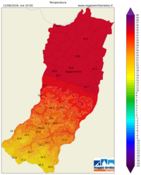 Mappa interpolata temp_val