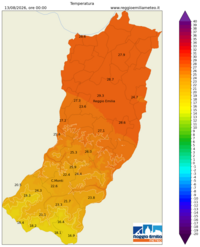 Mappa interpolata temp_val