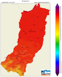 Mappa interpolata temp_val