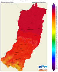 Mappa interpolata temp_val