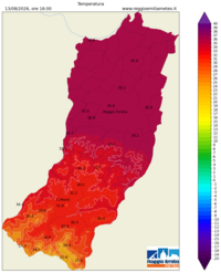 Mappa interpolata temp_val