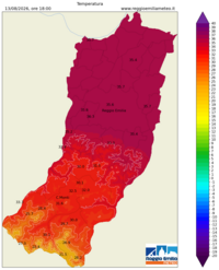 Mappa interpolata temp_val
