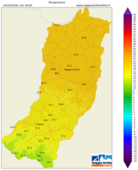 Mappa interpolata temp_val
