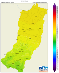 Mappa interpolata temp_val
