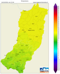 Mappa interpolata temp_val