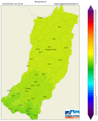 Mappa interpolata temp_val
