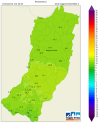 Mappa interpolata temp_val
