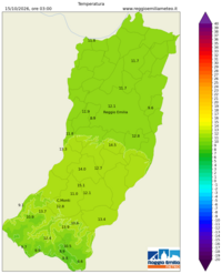 Mappa interpolata temp_val