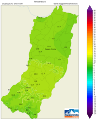 Mappa interpolata temp_val