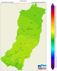 Mappa interpolata temp_val
