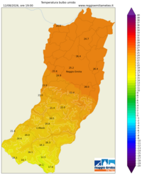 Mappa interpolata temp_wet_bulb