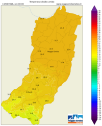 Mappa interpolata temp_wet_bulb