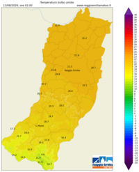 Mappa interpolata temp_wet_bulb