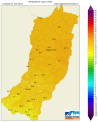 Mappa interpolata temp_wet_bulb