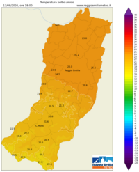 Mappa interpolata temp_wet_bulb