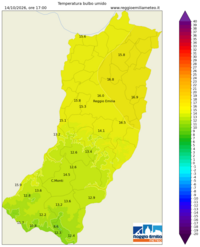 Mappa interpolata temp_wet_bulb