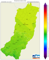 Mappa interpolata temp_wet_bulb