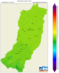 Mappa interpolata temp_wet_bulb