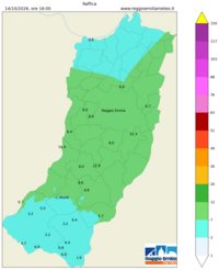 Mappa interpolata wind_gust