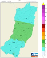 Mappa interpolata wind_gust
