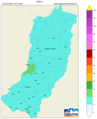 Mappa interpolata wind_gust