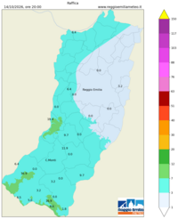 Mappa interpolata wind_gust