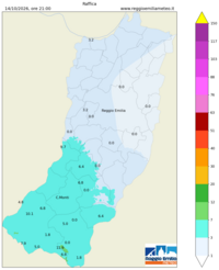 Mappa interpolata wind_gust