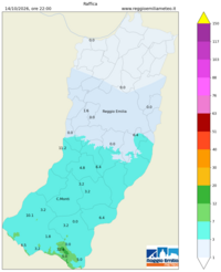 Mappa interpolata wind_gust