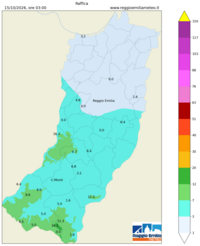 Mappa interpolata wind_gust